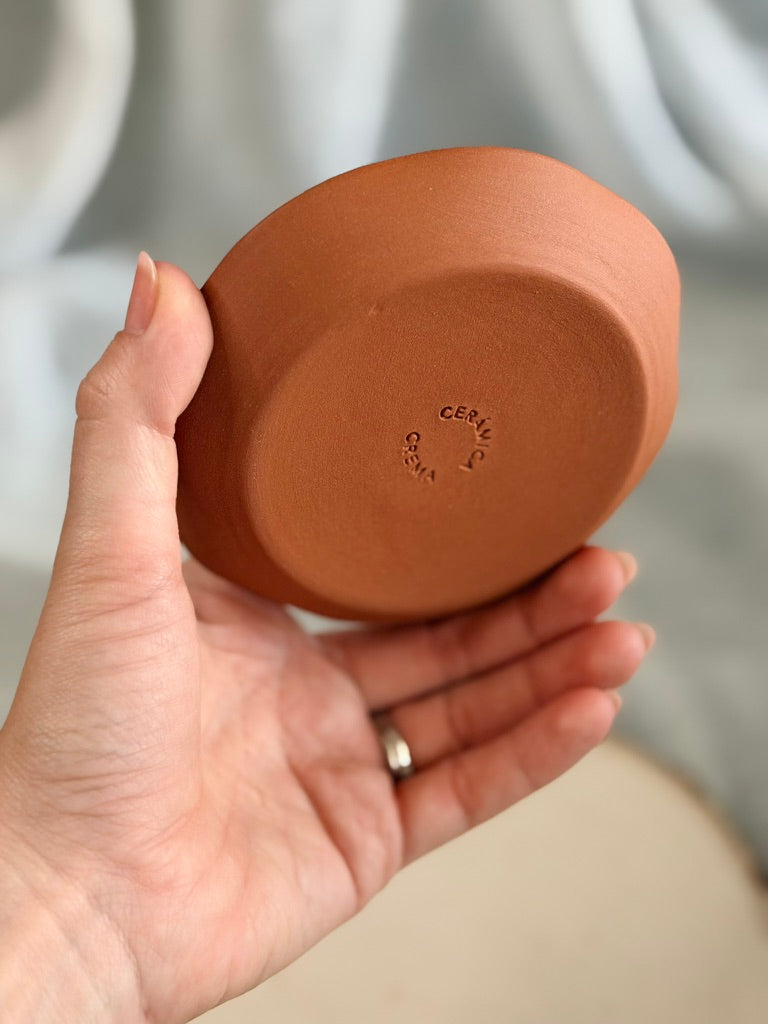 Large Jewelry Dish - Rainforest + Terracotta