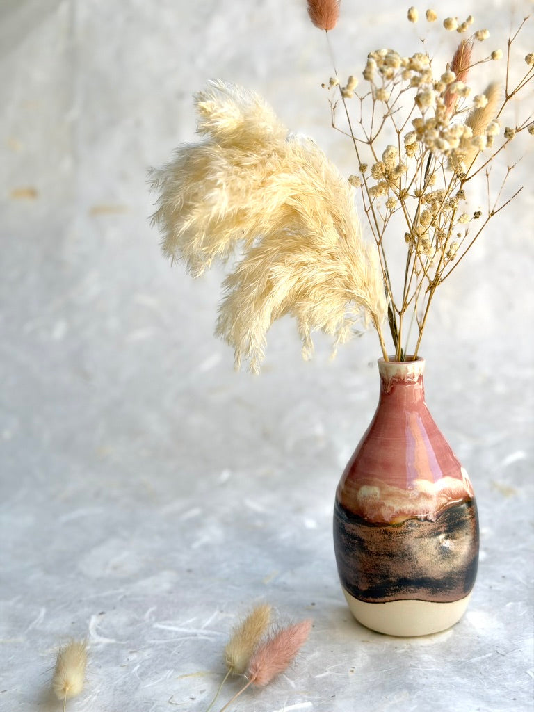 Vase - Mauve + Copper (B)