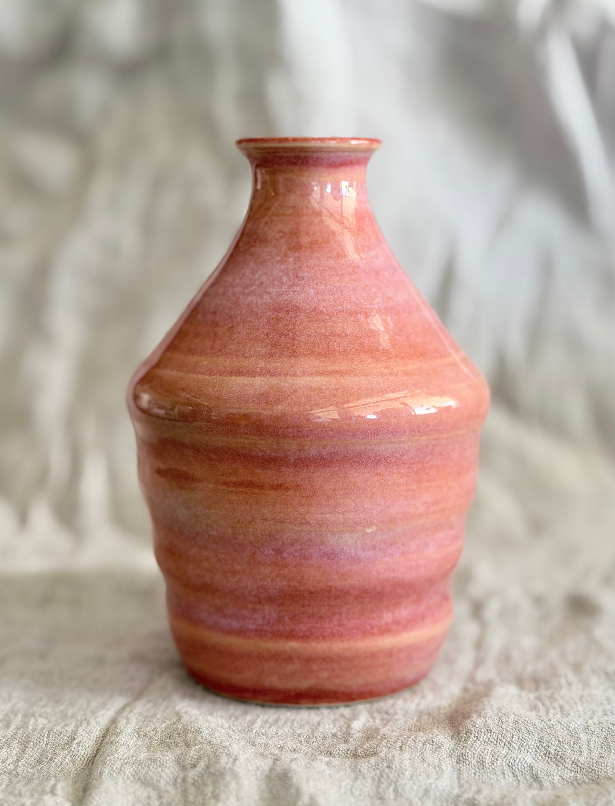 Olive Oil Bottle - Raspberry Sherbet