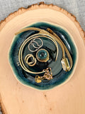 Large Jewelry Dish - Rainforest + Terracotta
