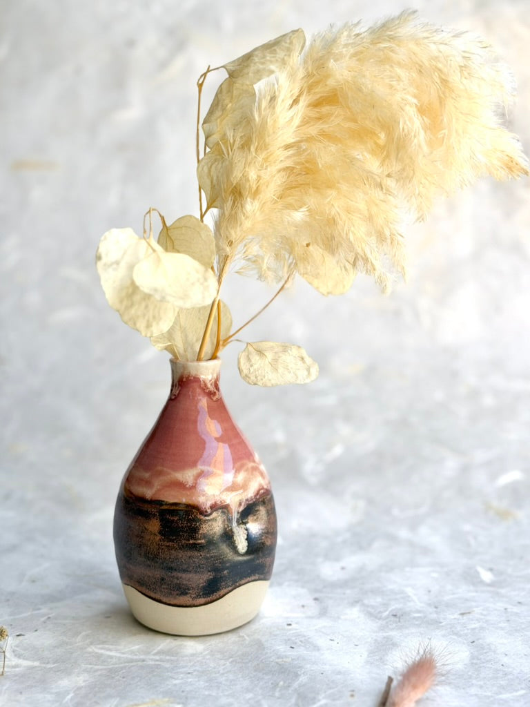 Vase - Mauve + Copper (A)