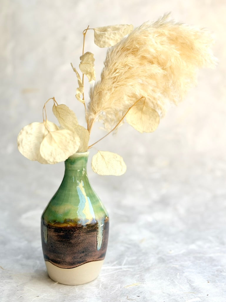 Vase - Jade + Copper