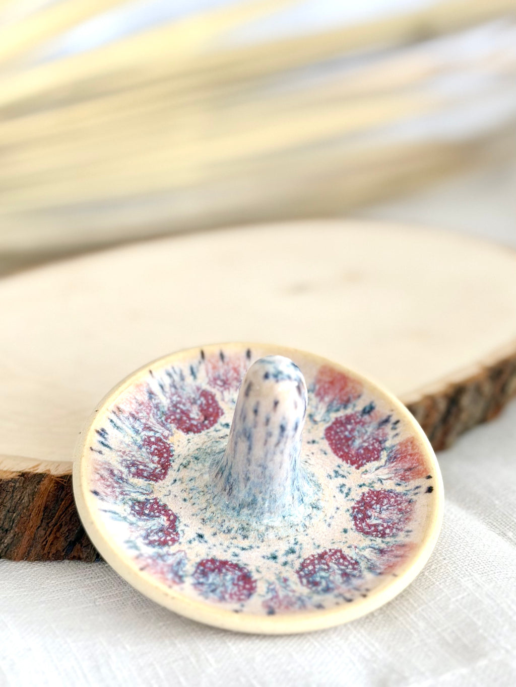 Jewelry Dish - Blue Speckled Blush