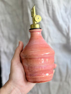 Olive Oil Bottle - Raspberry Sherbet