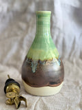 Olive Oil Bottle - Jade + Copper