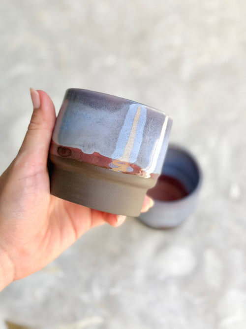 6oz Stacking Cups (Set of 2) - Lavender + Mauve