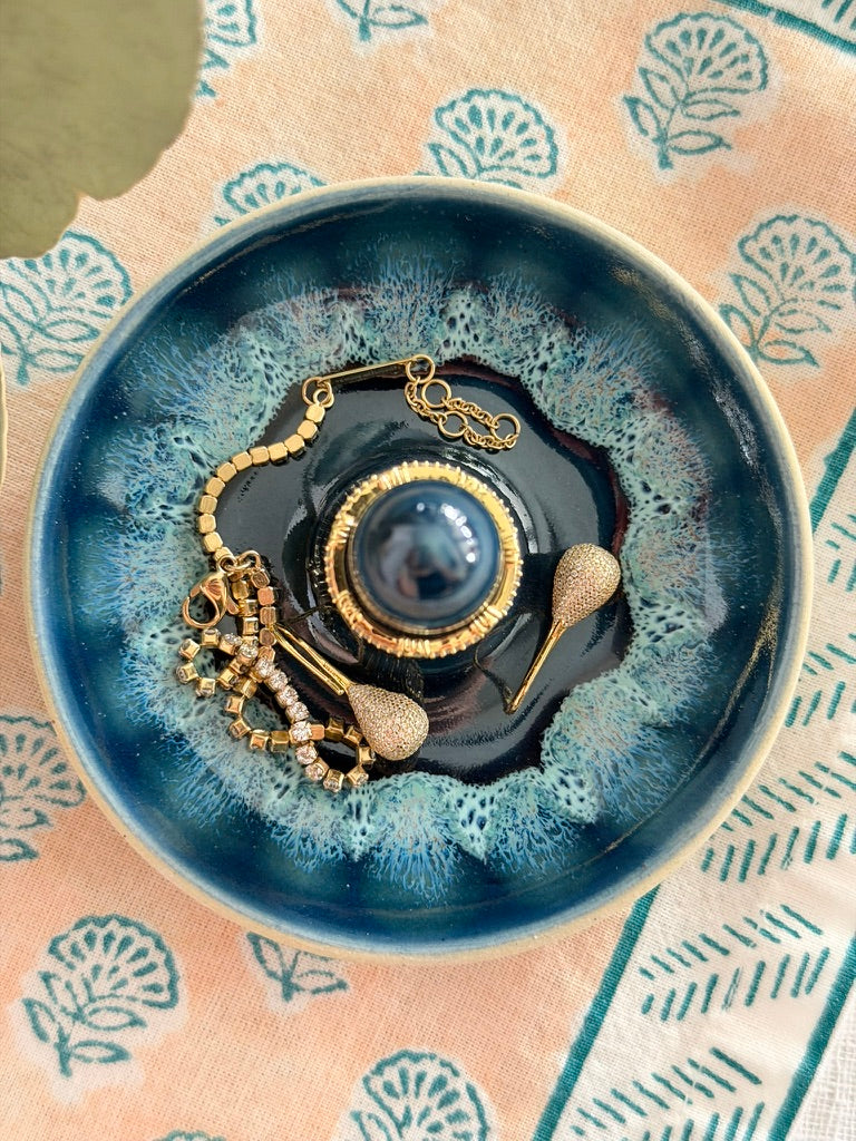 Jewelry Dish - Deep Blue