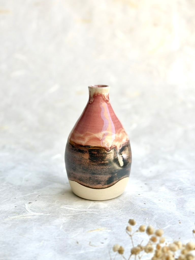 Vase - Mauve + Copper (A)