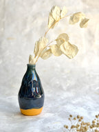 Vase - Deep Blue + Cantaloupe