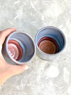 6oz Stacking Cups (Set of 2) - Lavender + Mauve