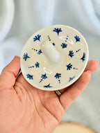 Jewelry Dish - Cobalt Leaf
