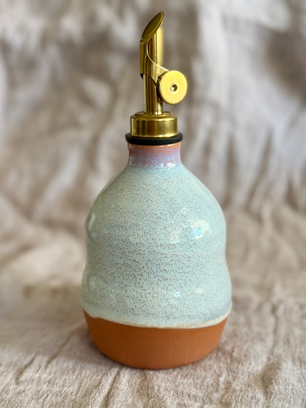 Olive Oil Bottle - Moon Blue