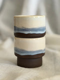 4oz Mini Stacking Cups (Set of 2) - Milk + Espresso