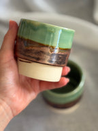 6oz Stacking Cups (Set of 2) - Jade + Copper