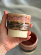 6oz Stacking Cups (Set of 2) - Mauve + Copper