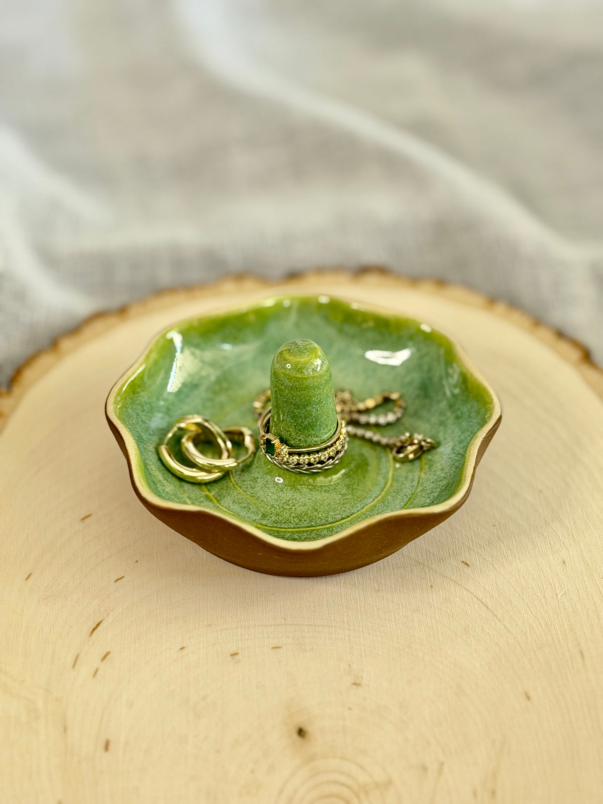 Jewelry Dish - Kiwi