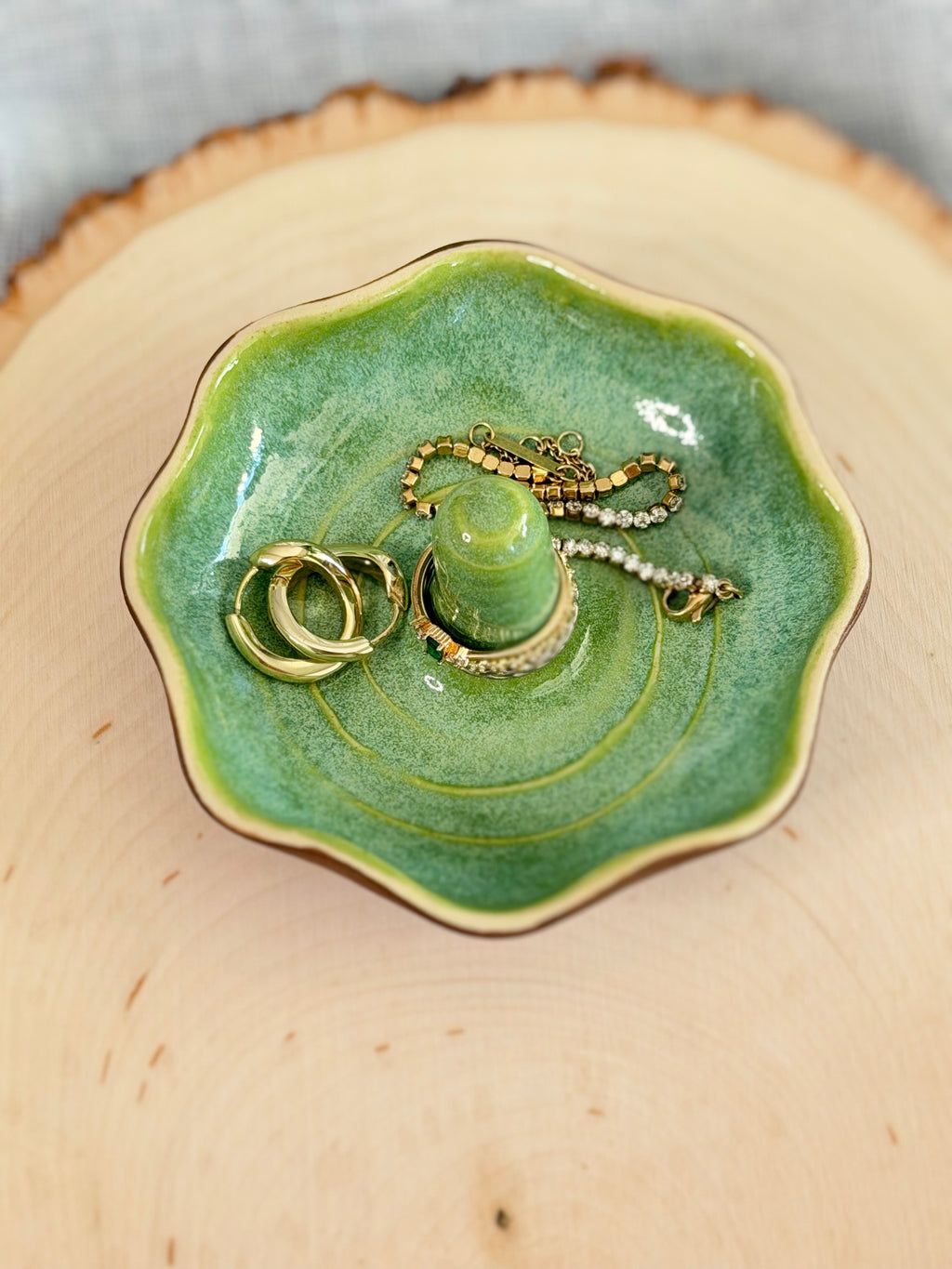 Jewelry Dish - Kiwi
