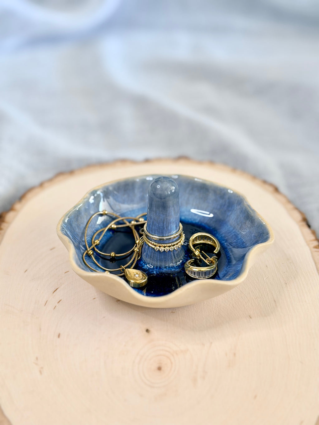 Jewelry Dish - Celestial Blue Pool