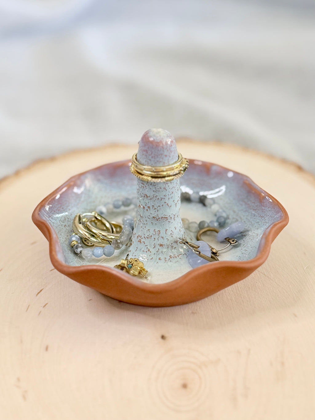 Jewelry Dish - Moon Blue