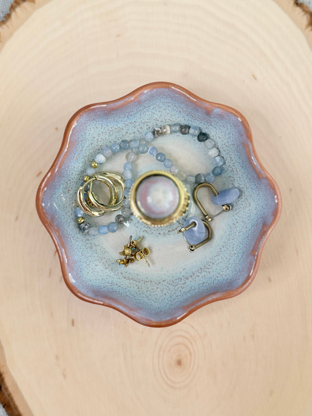 Jewelry Dish - Moon Blue