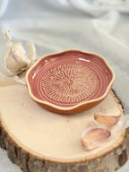 Garlic Grating Plate - Mauve