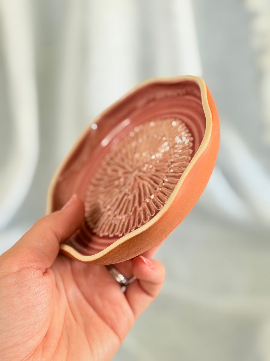 Garlic Grating Plate - Mauve