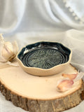 Garlic Grating Plate - Deep Blue
