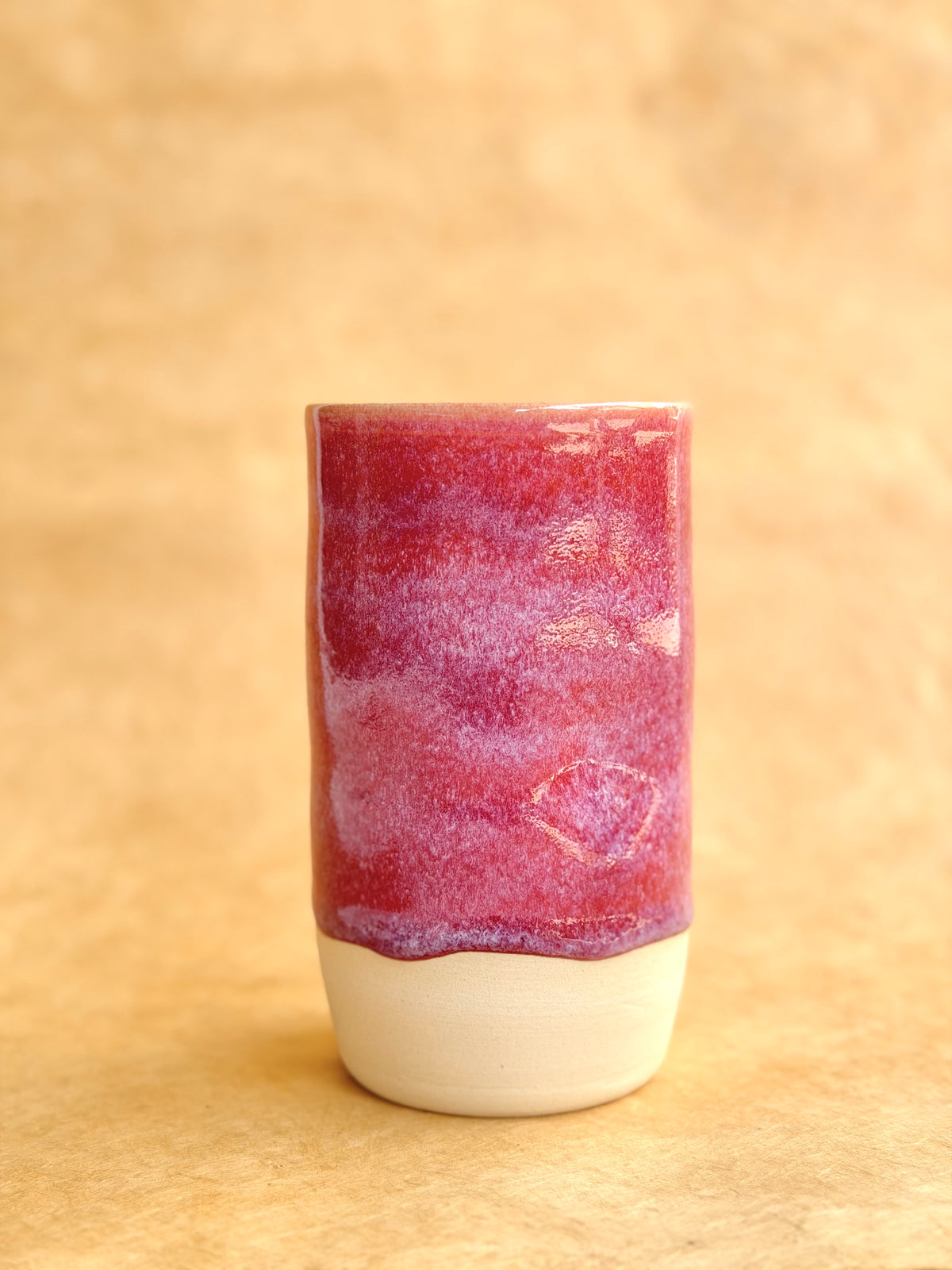 Dimpled Tumbler - Raspberry Sherbet