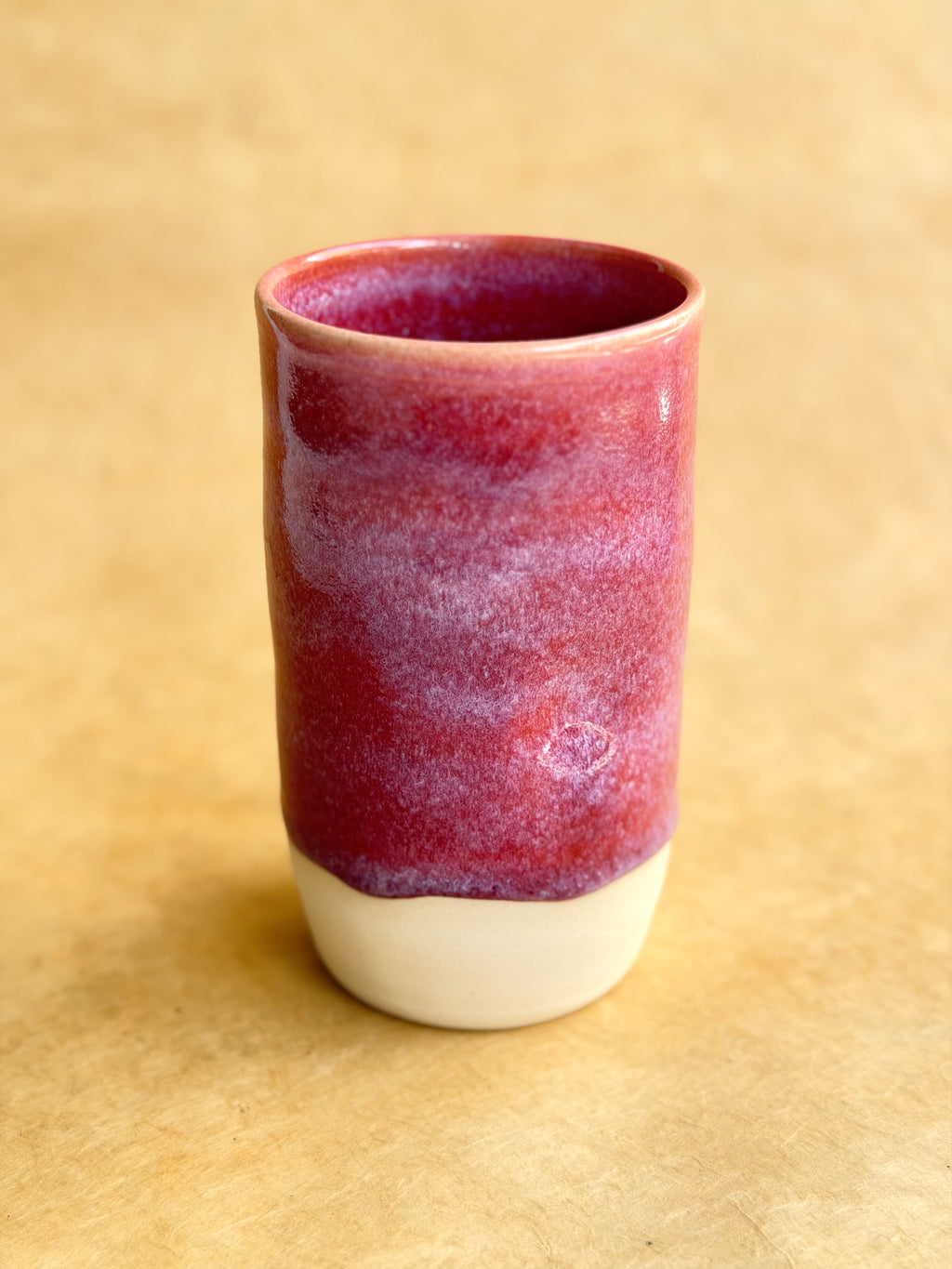 Dimpled Tumbler - Raspberry Sherbet