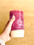 Dimpled Tumbler - Raspberry Sherbet