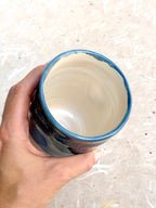 Dimpled Tumbler - Ocean Blue + Light Blue (B)