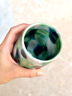 Dimpled Tumbler - Jade Tortoiseshell