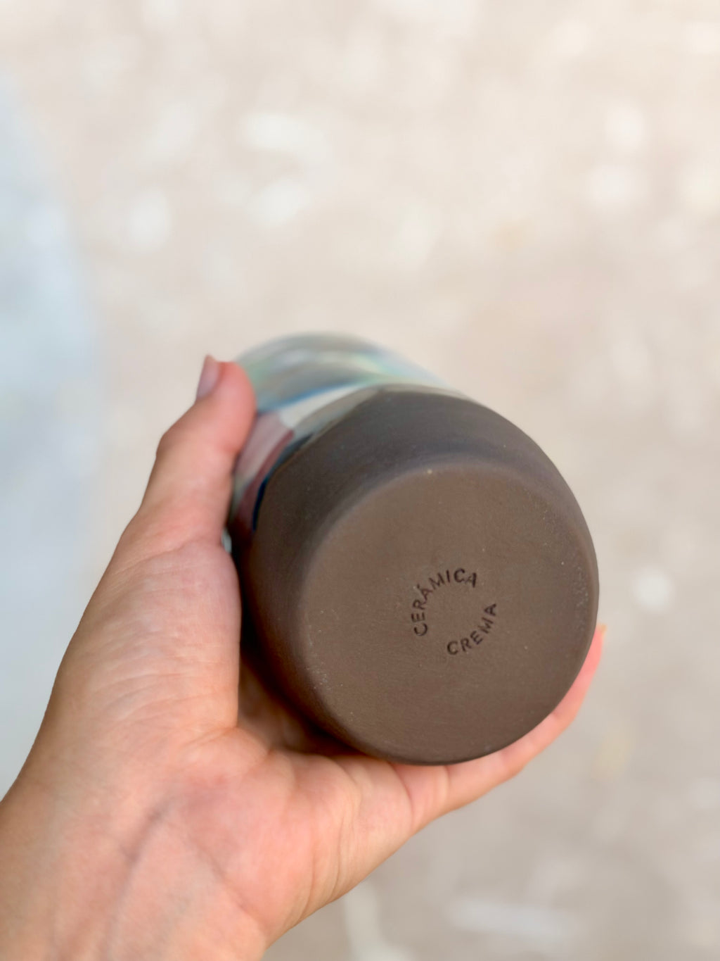 Dimpled Tumbler - Jade Tortoiseshell