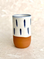Dimpled Tumbler - Blue Lines