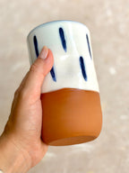 Dimpled Tumbler - Blue Lines