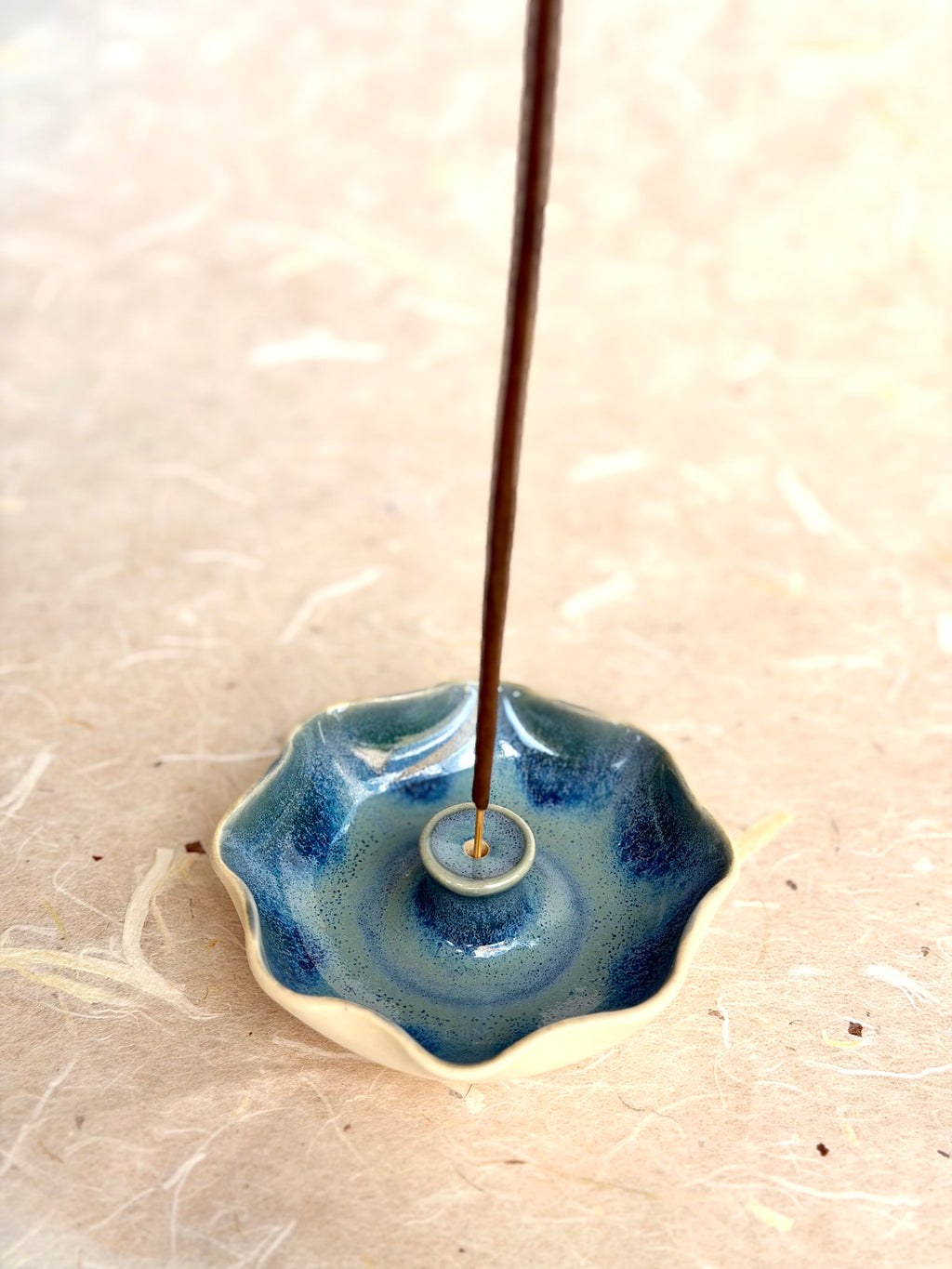 Incense Burner - Torch Blue