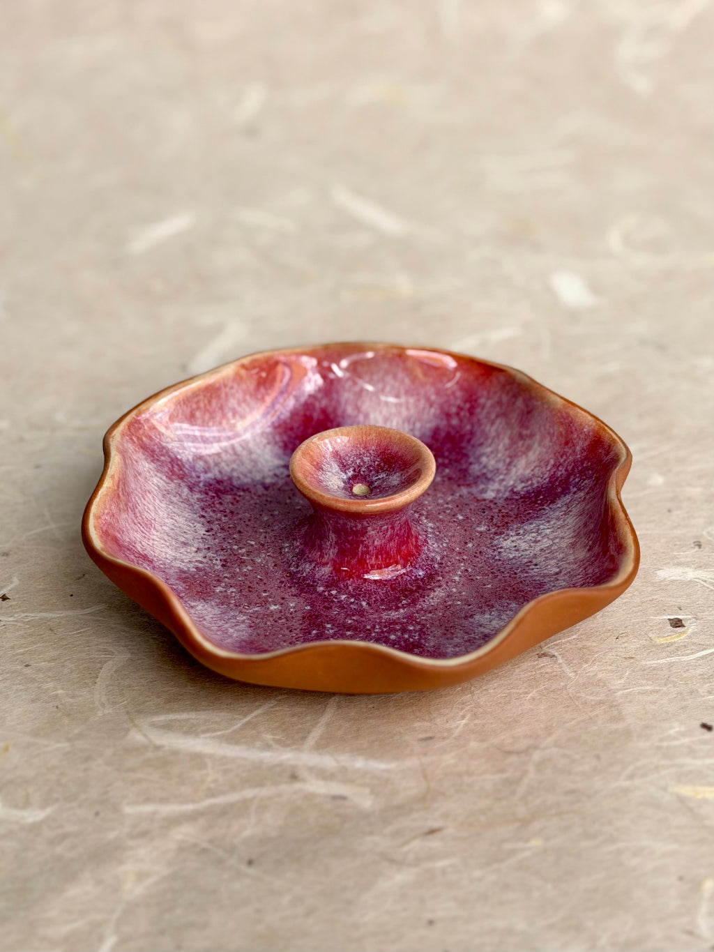 Incense Burner - Raspberry Sherbet