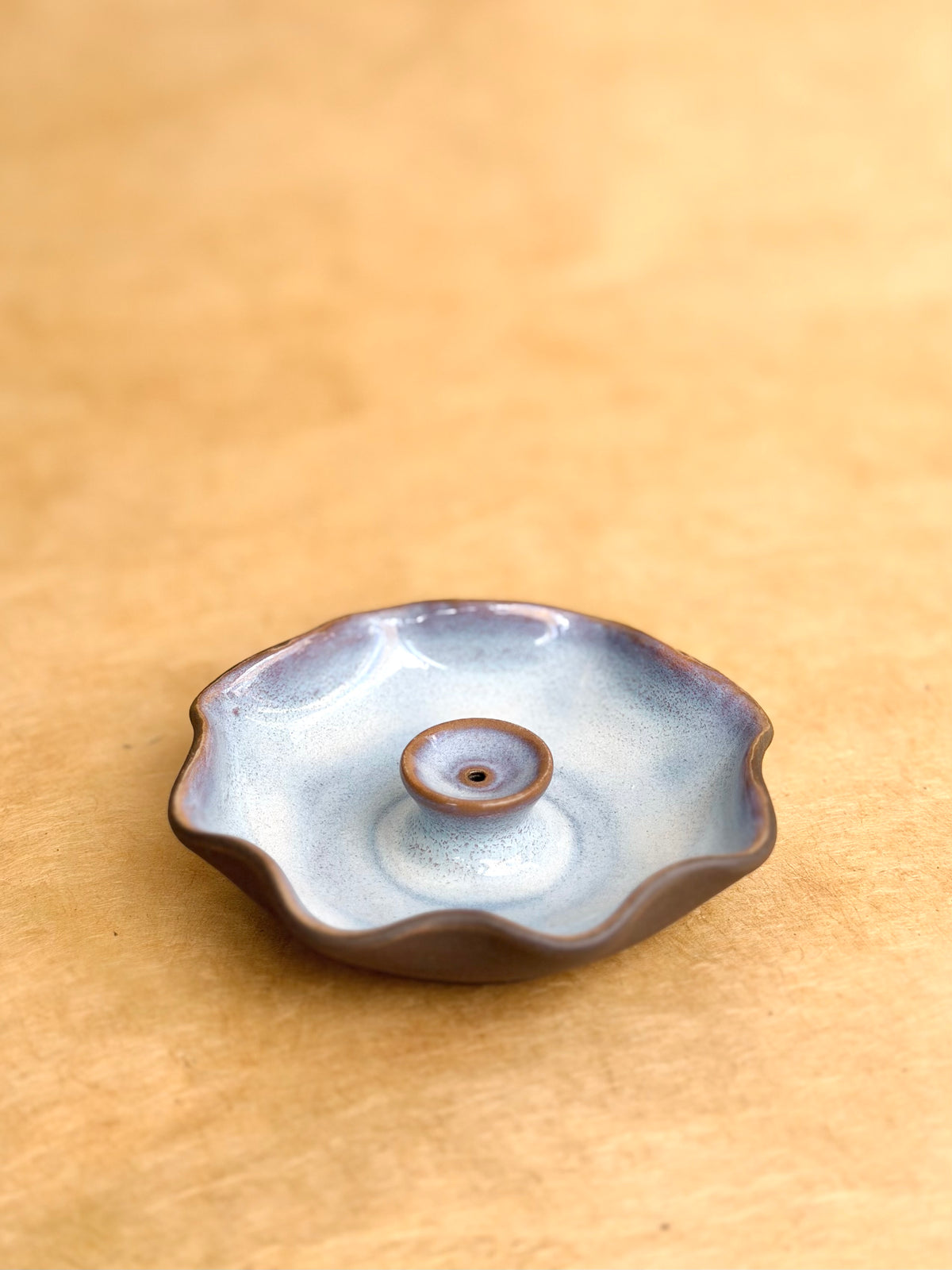 Incense Burner - Moon Blue