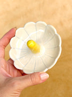 Jewelry Dish - Carved Daisy (C)