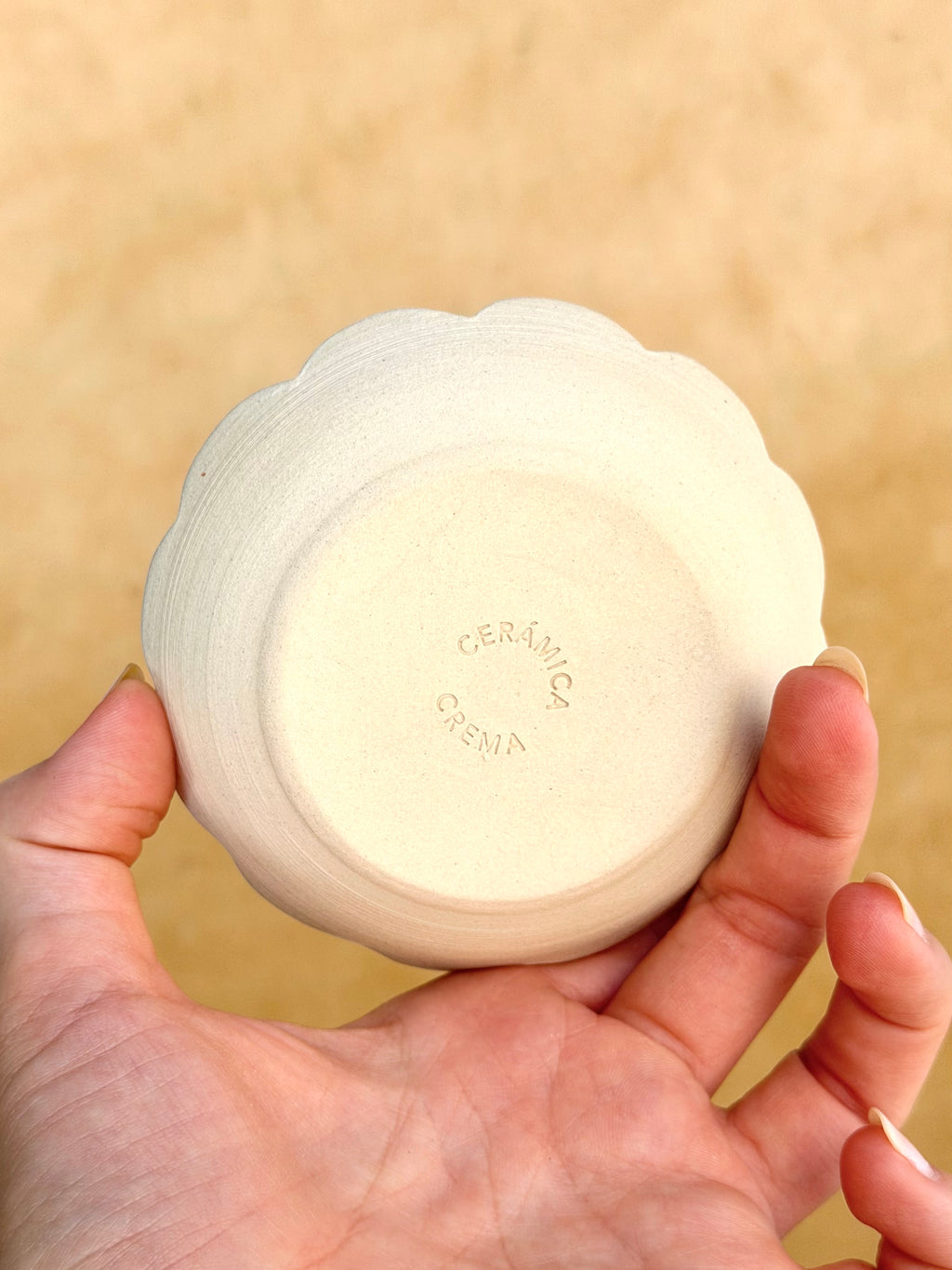 Jewelry Dish - Carved Daisy (C)