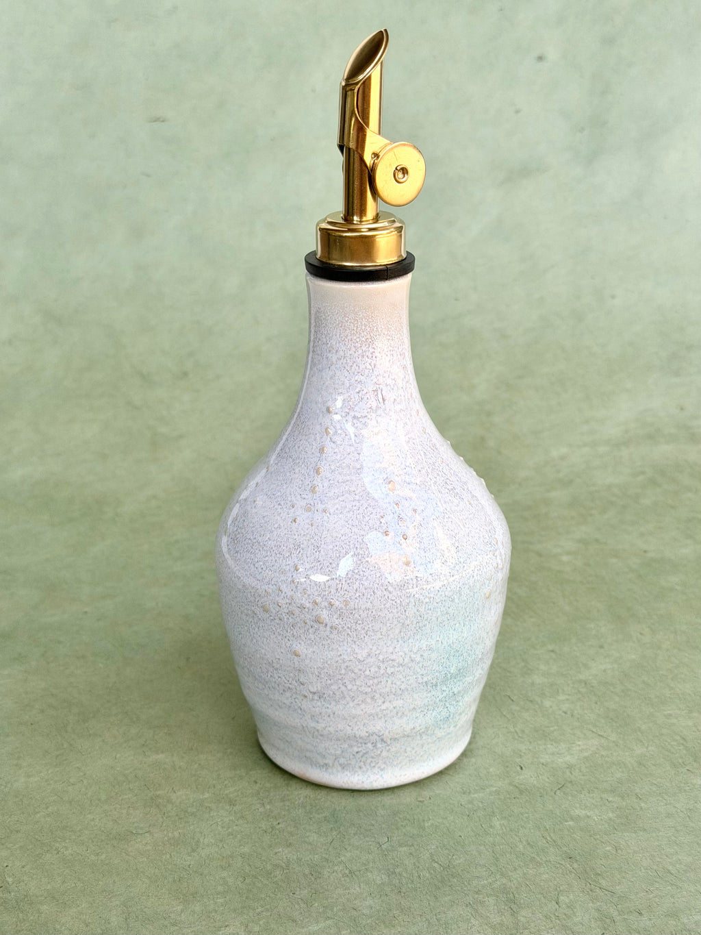 Olive Oil Bottle - Icy Moon Blue
