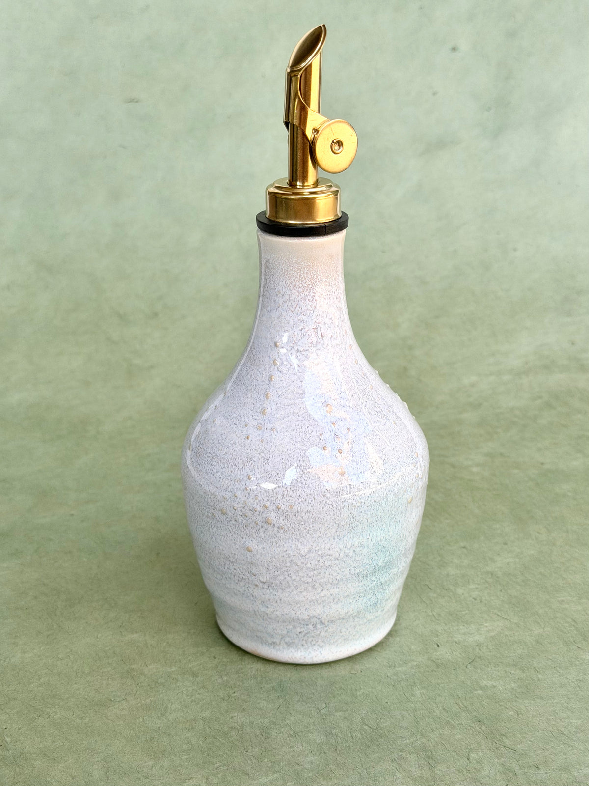 Olive Oil Bottle - Icy Moon Blue