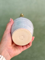 Olive Oil Bottle - Icy Moon Blue