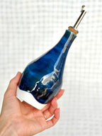 Olive Oil Bottle - Sapphire Blue (B)