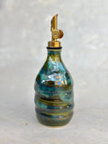 Olive Oil Bottle - Emerald Swirl