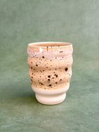 Wavy Cup - Speckled Sand (A)