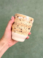 Wavy Cup - Speckled Sand (B)