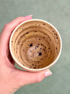Wavy Cup - Speckled Sand (C)