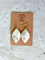 Leaf Earrings - Sage Daisy